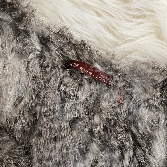 525 America REAL Rabbit Fur Vest - Picture 3 of 5